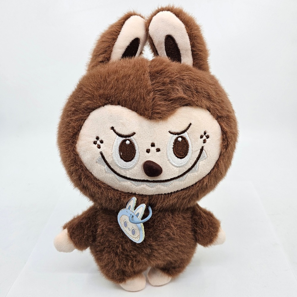 Labubu Werewolf Style Brown Plush Monster Rabbit Art Toy 9.5 Inch Collectible